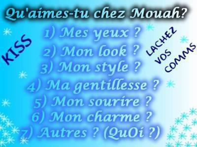 qu'aime tu ché moi