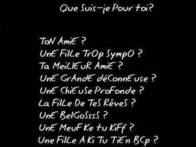 que suis-je pour toi ?